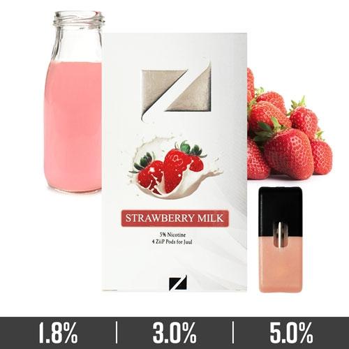 Strawberry milk ziip Pods for juul compatible