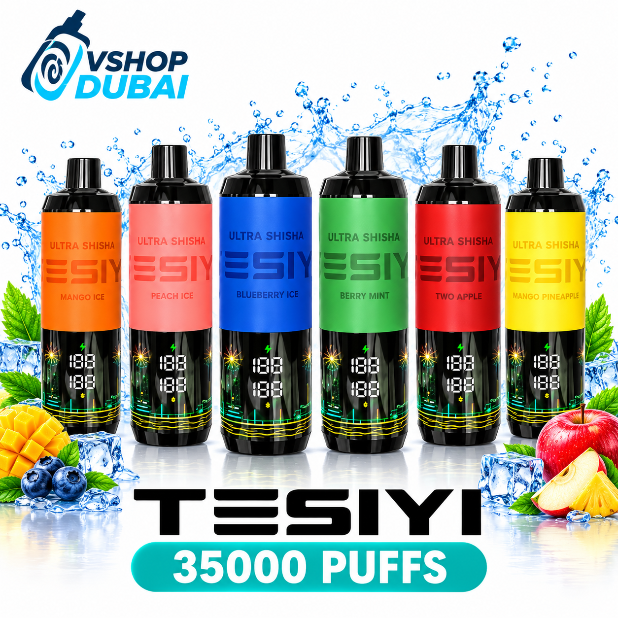 TESIYI Ultra Shisha 35000 Puffs Disposable Vape