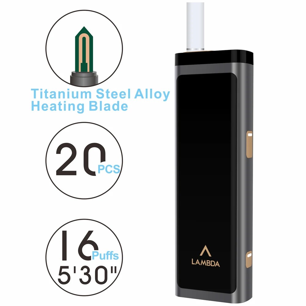 LAMBDA T3 Heat Not Burn Tobacco Heating Device (Black)