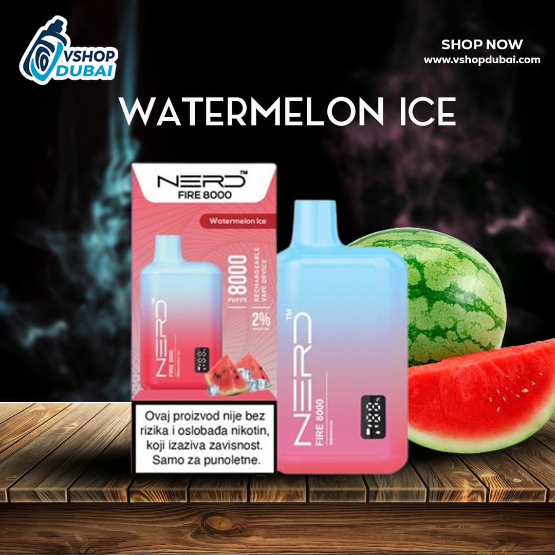 NERD FIRE Watermelon Ice 8000 Puffs