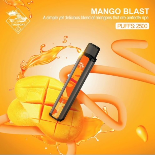 TUGBOAT XXL mango blast disposable vape