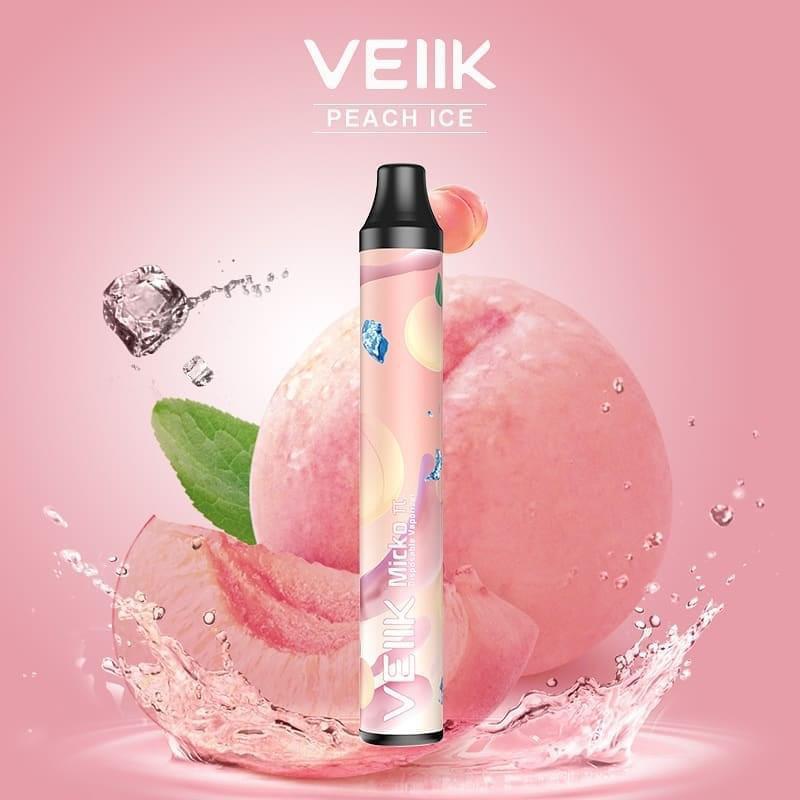 Veiik Micko tt peach ice disposable vape