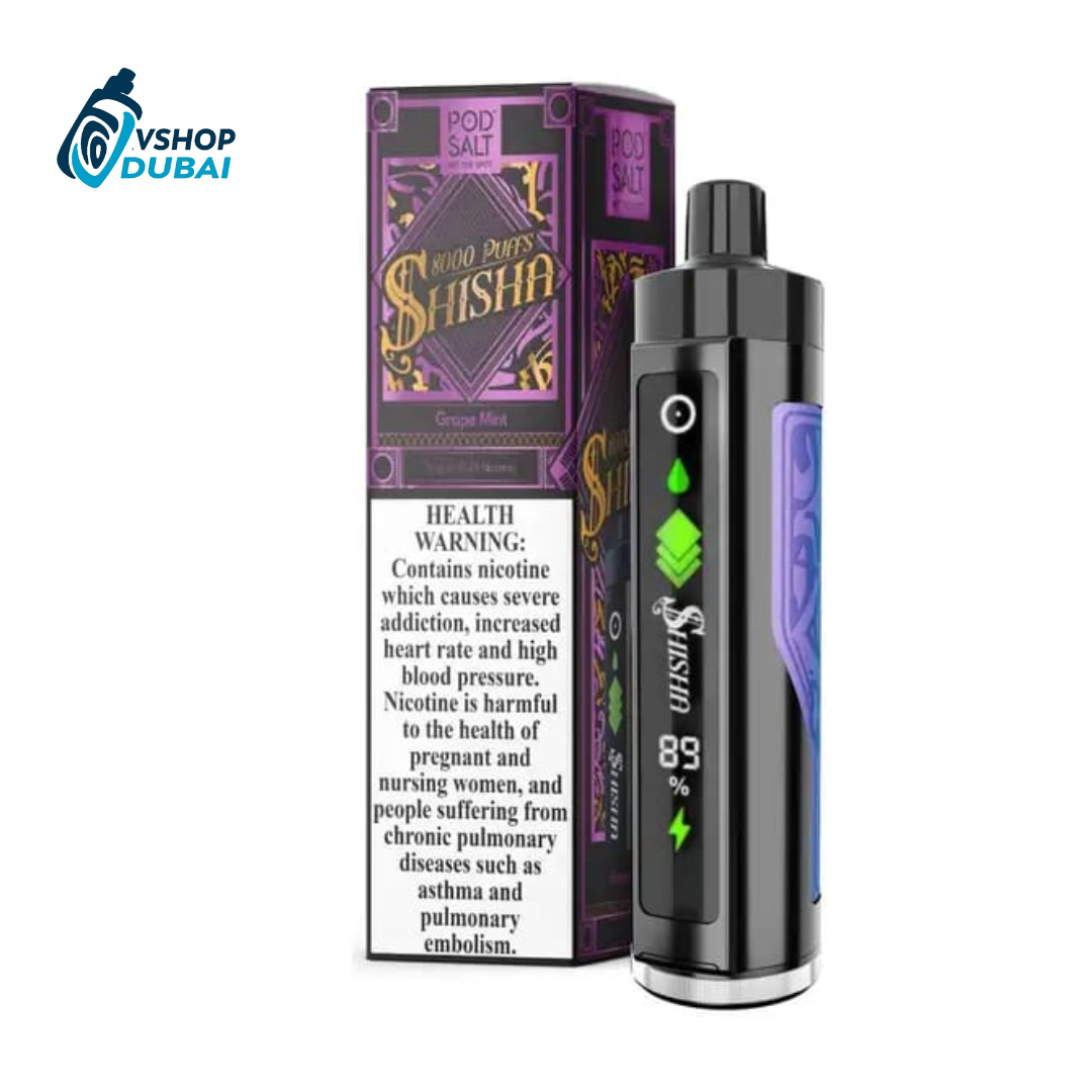 Top Disposable POD SALT SHISHA 8000 PUFFS | Vshop Dubai