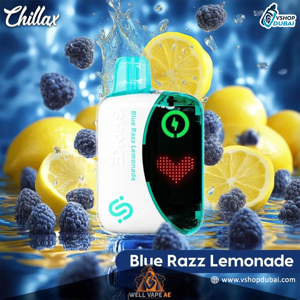 CHILLAX SHAKE 22000 PUFFS DISPOSABLE  Blue Razz