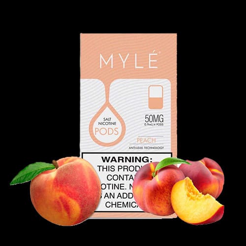 Myle v4 peach Pods