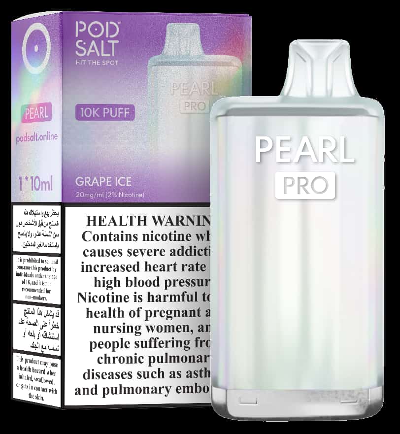 Pod Salt Pearl Pro 10K Puffs Disposable Vape