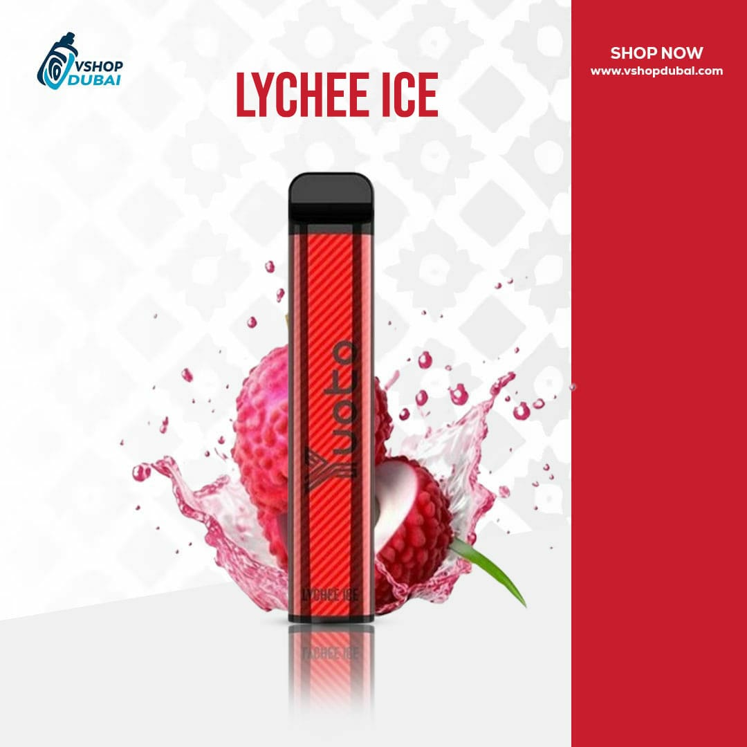 yuoto xxl lychee ice 2500 puffs