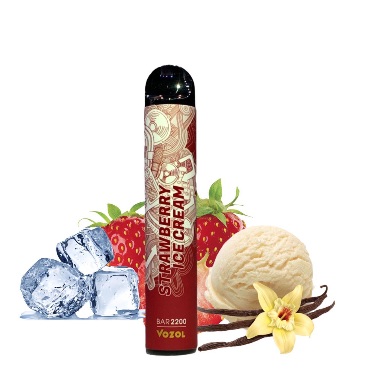 VOZOL strawberry ice cream disposable vape 1pcs 25 dhm