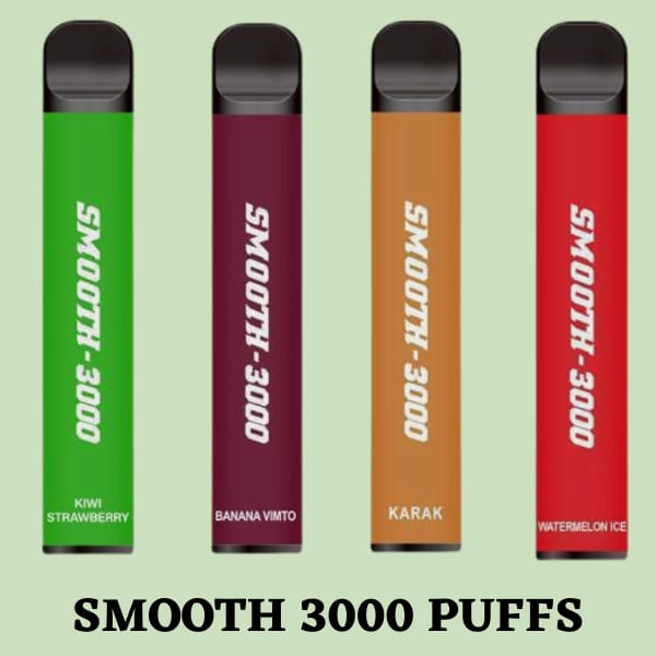 Smooth 3000 Puffs Disposable Vape Pods Dubai