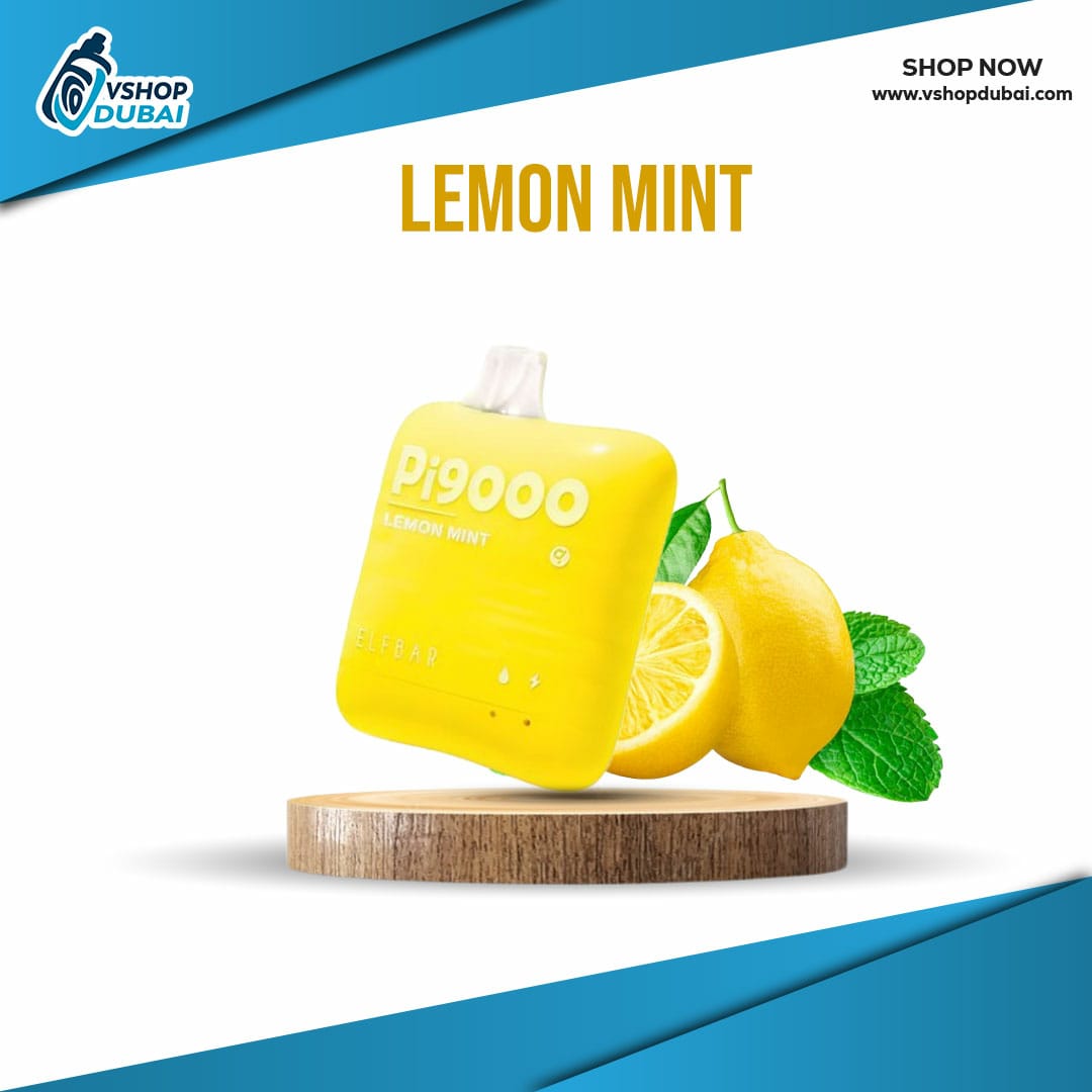 elf bar pi9000 puffs lemon mint