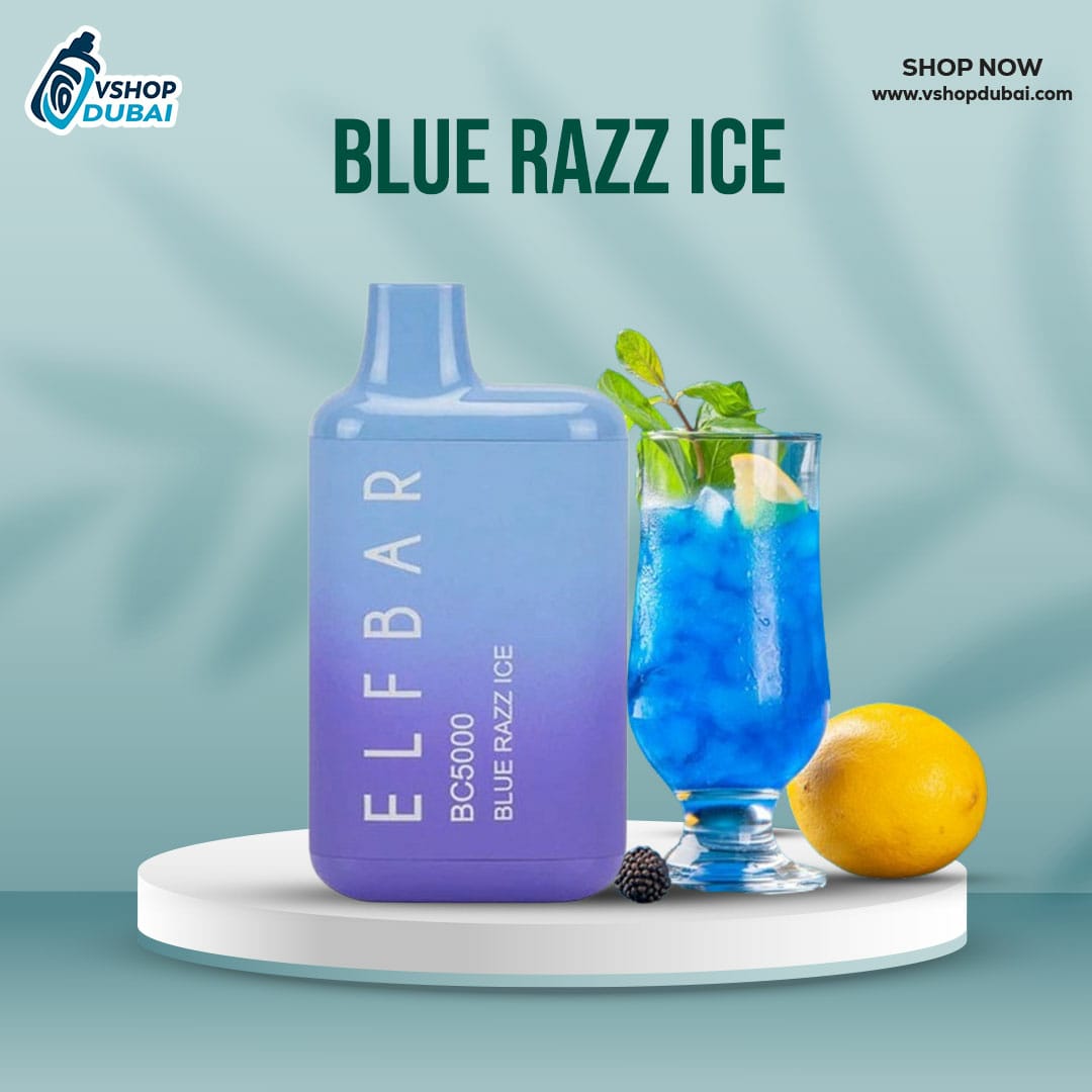 elf bar blue razz ice 5000 puffs