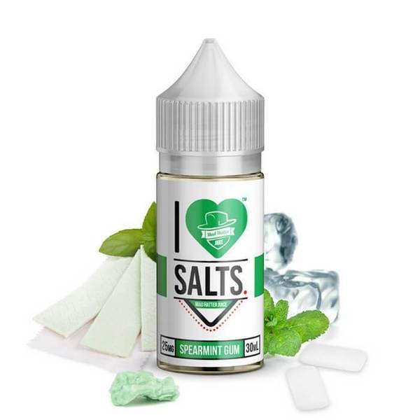 I Love salt by mad hatter spearmint gum salt nic 30ml