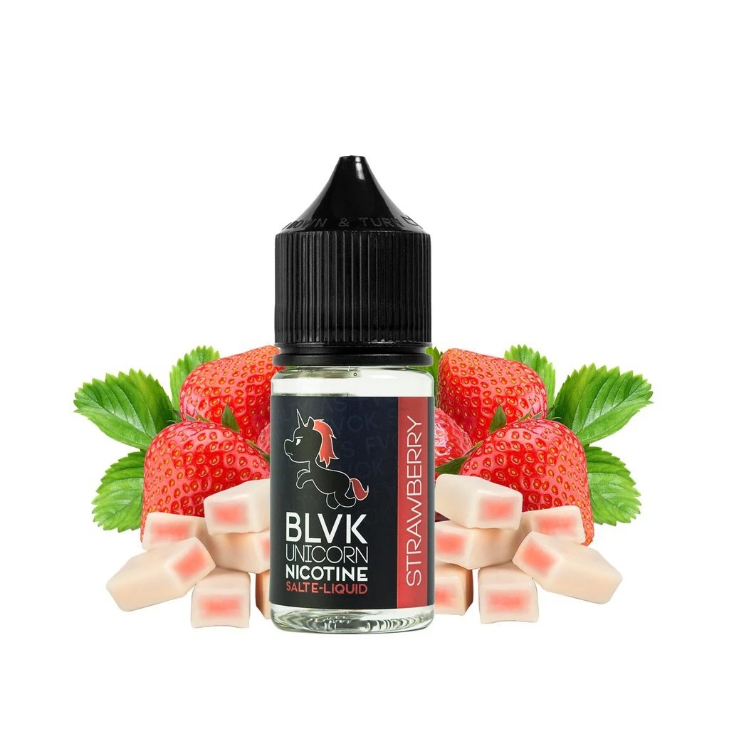 BLVK UNICORN strawberry cream salt nic liquid
