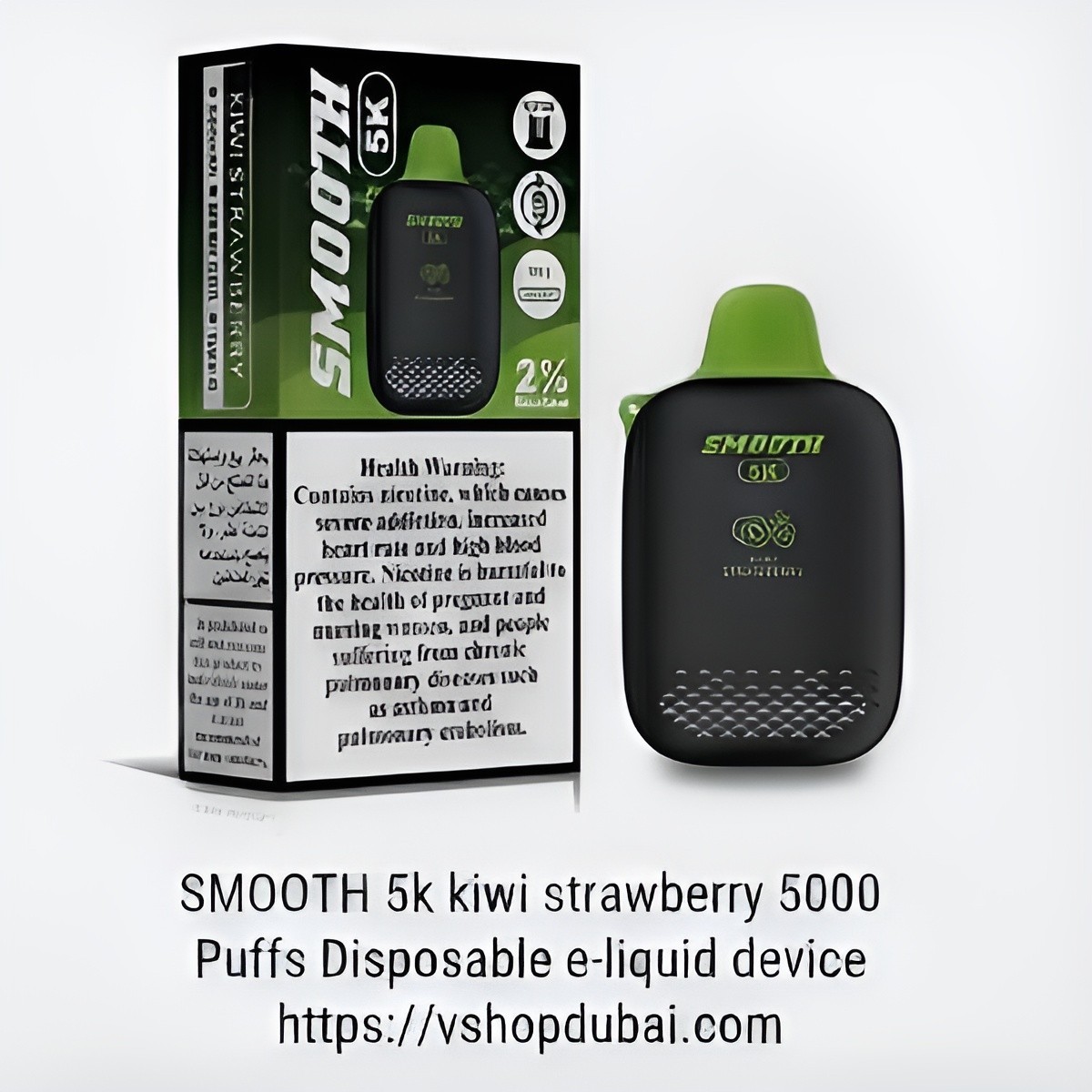 SMOOTH 5k kiwi strawberry 5000 Puffs Disposable device