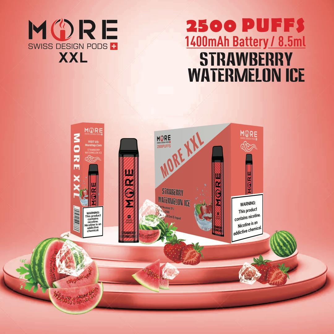 MORE XXL strawberry watermelon Ice disposable vape 1pcs 25 dhm