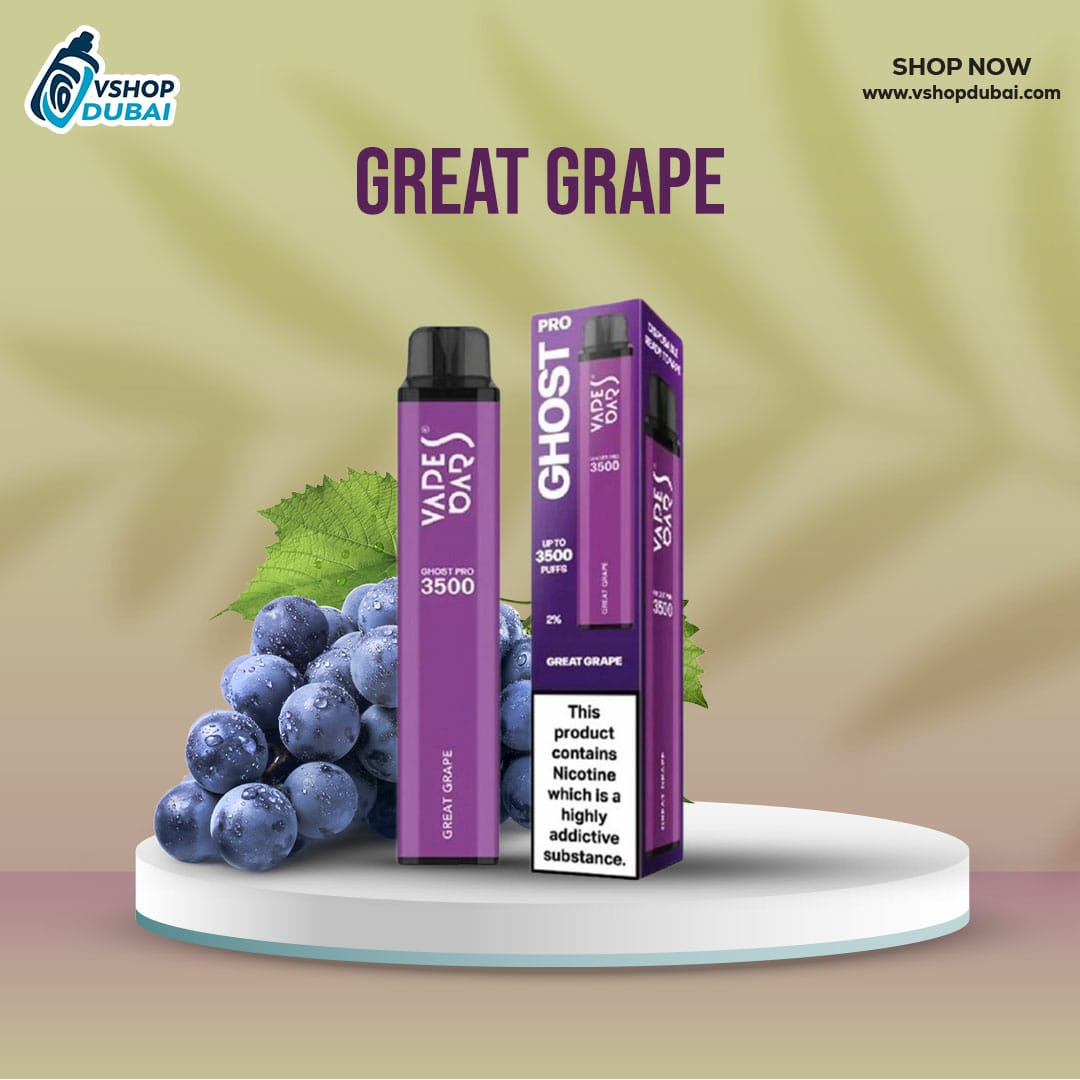 Vapes Bar Ghost Pro 3500 Puffs Great Grape
