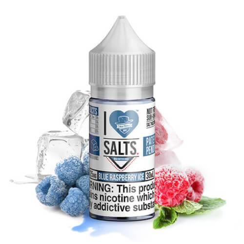 I Love salt by mad hatter blue raspberry ice salt nic 30ml
