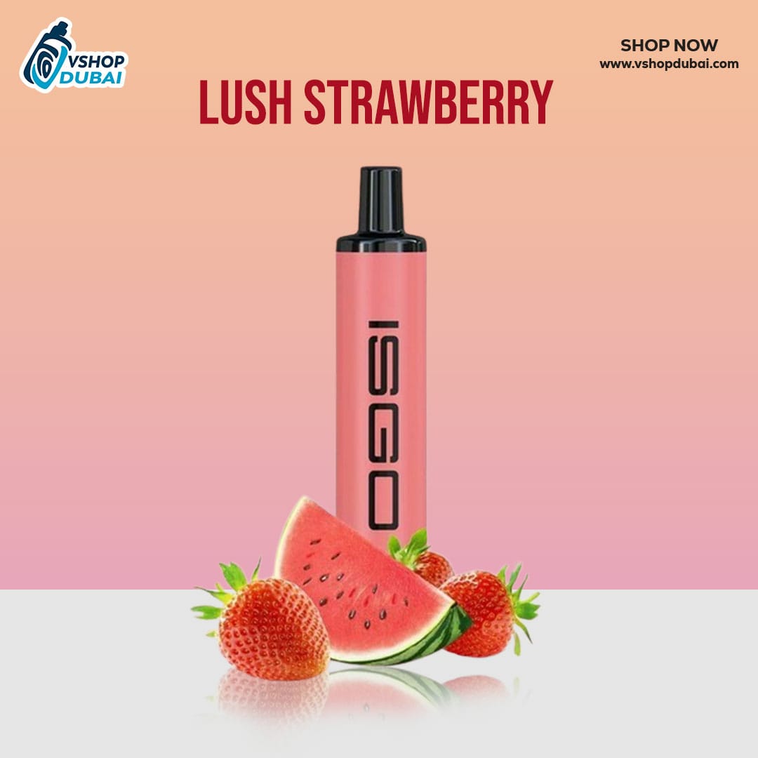 isgo paris lush strawberry 1500 puffs