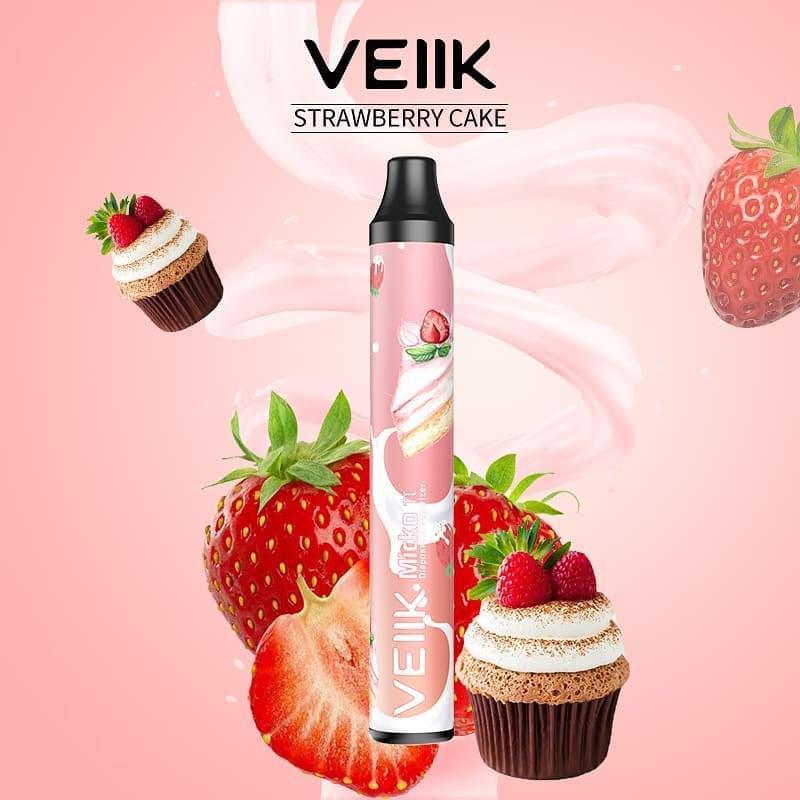 Veiik Micko tt strawberry cake disposable vape
