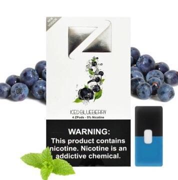 Iced Blueberry ziip Pods for juul compatible