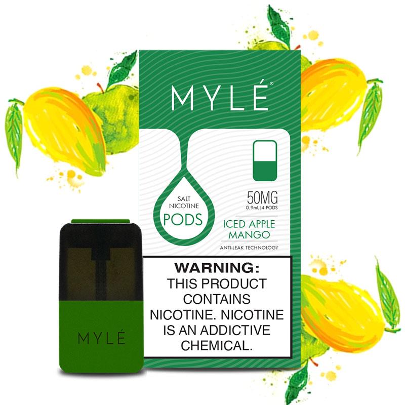 Myle v4 iced apple mango Pods
