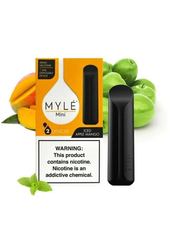 Myle mini iced apple mango disposable vape