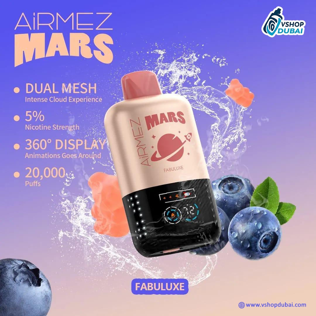 AIRMEZ MARS  20000 PUFFS DISPOSABLE VAPE Fabluxe