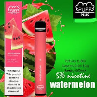 Puff plus watermelon disposable vape