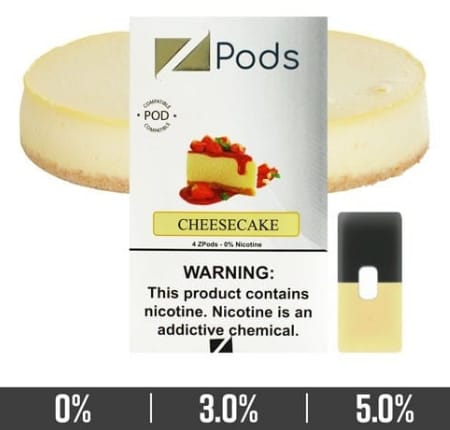 Cheesecake ziip Pods for juul compatible