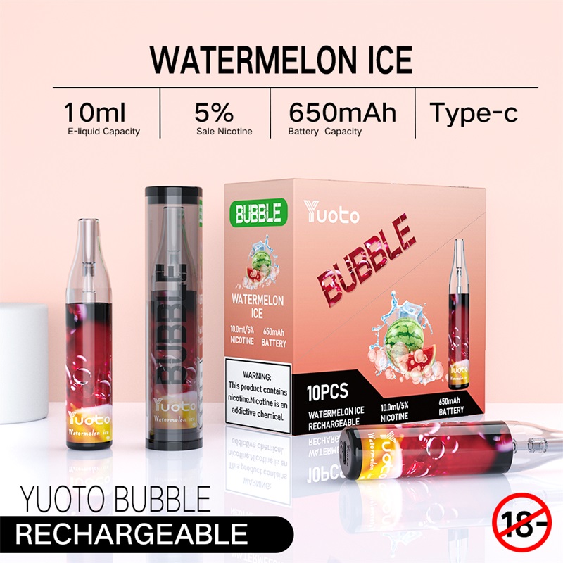 Yuoto Bubble watermelon Ice disposable vape 1pcs 31 dhm