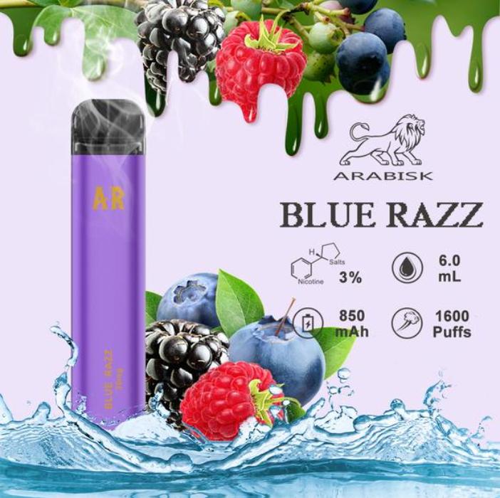 Arabisk blue Razz disposable vape