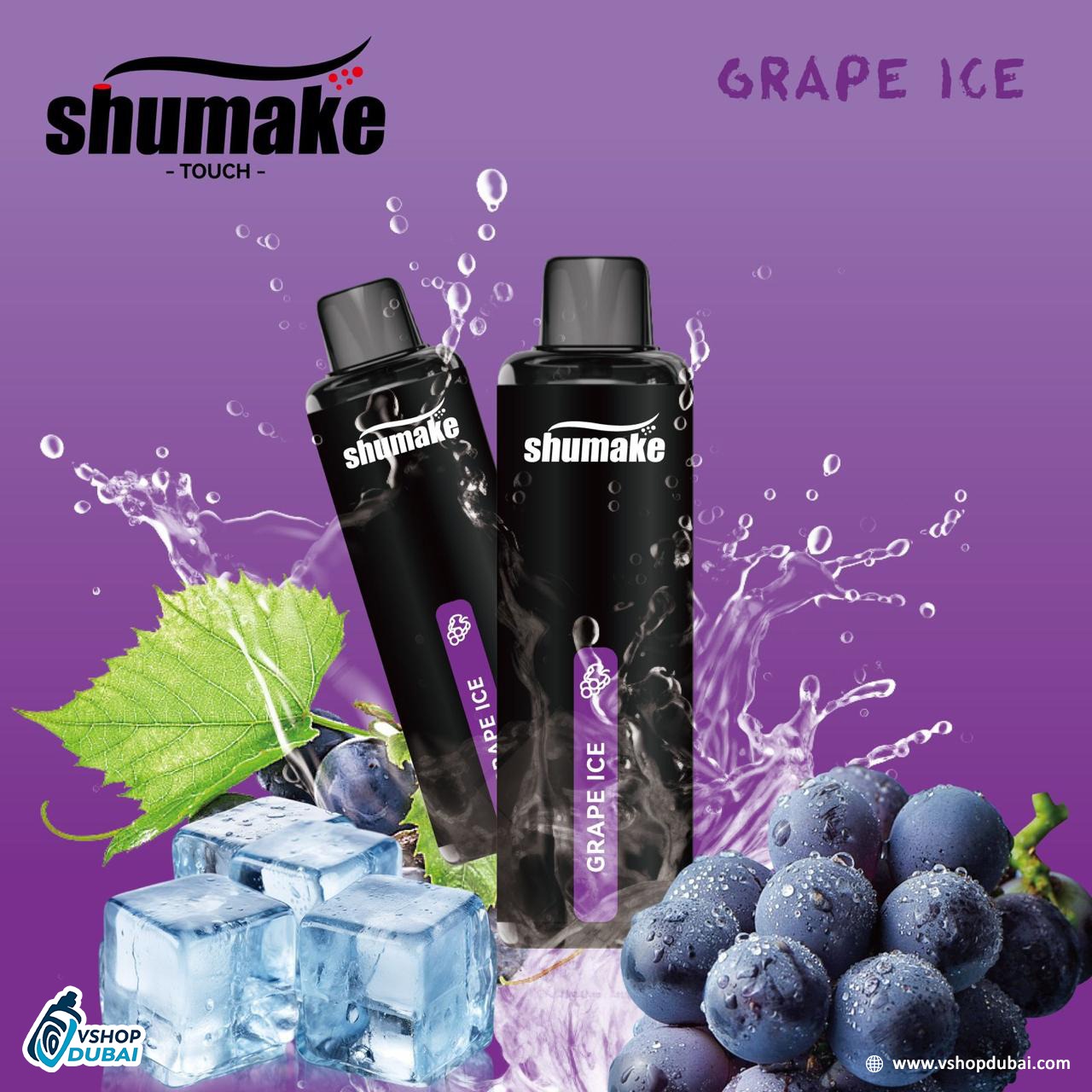 SHUMAKE TOUCH 15000 PUFFS DISPOSABLE VAPE SHOP Grape ICE