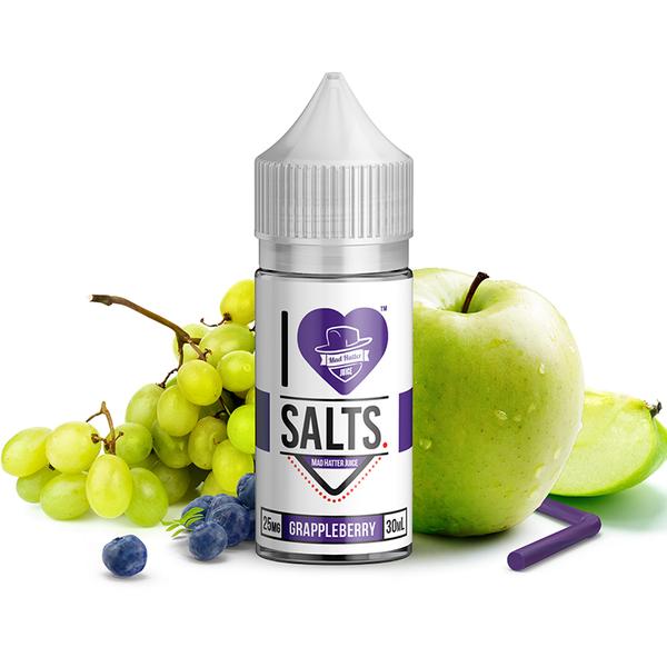 I Love salt by mad hatter grapple berry salt nic 30ml