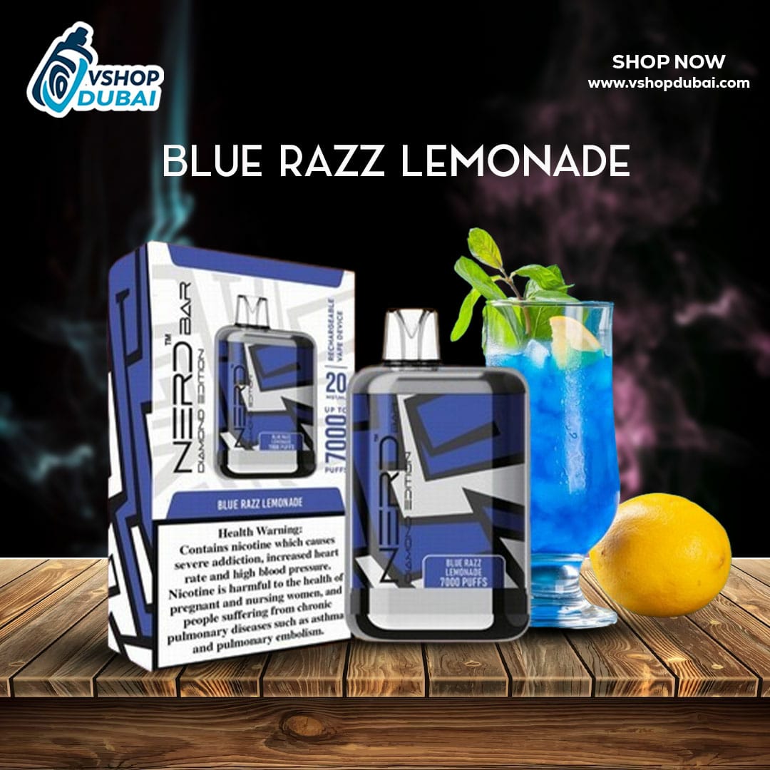 NERD 7000 Puffs Diamond Edition Blue Razz Lemonade