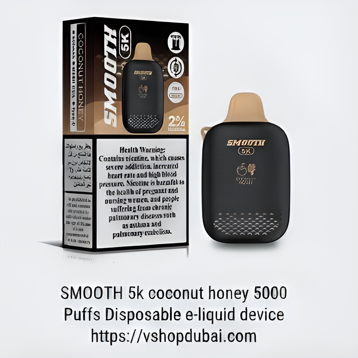 SMOOTH 5k 5000 Puffs coconut honey Disposable device