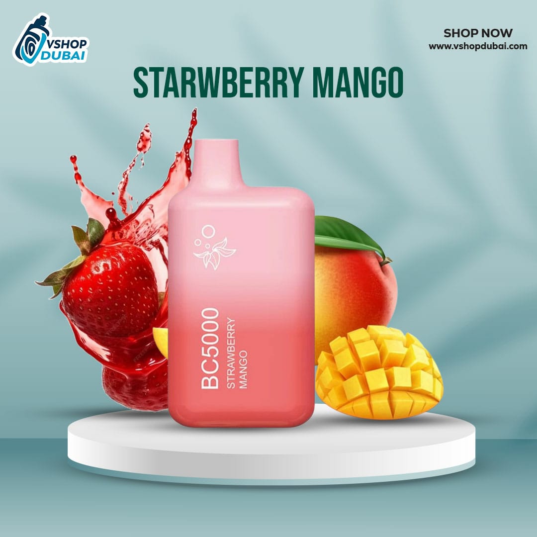 elf bar 5000 puffs strawberry mango