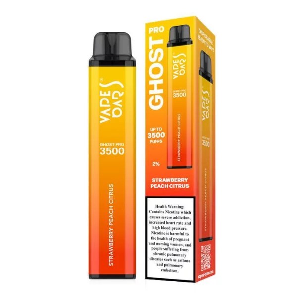 Ghost pro strawberry peach citrusdisposable vapes bar Dubai