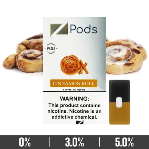 Cinnamon roll ziip Pods for juul compatible